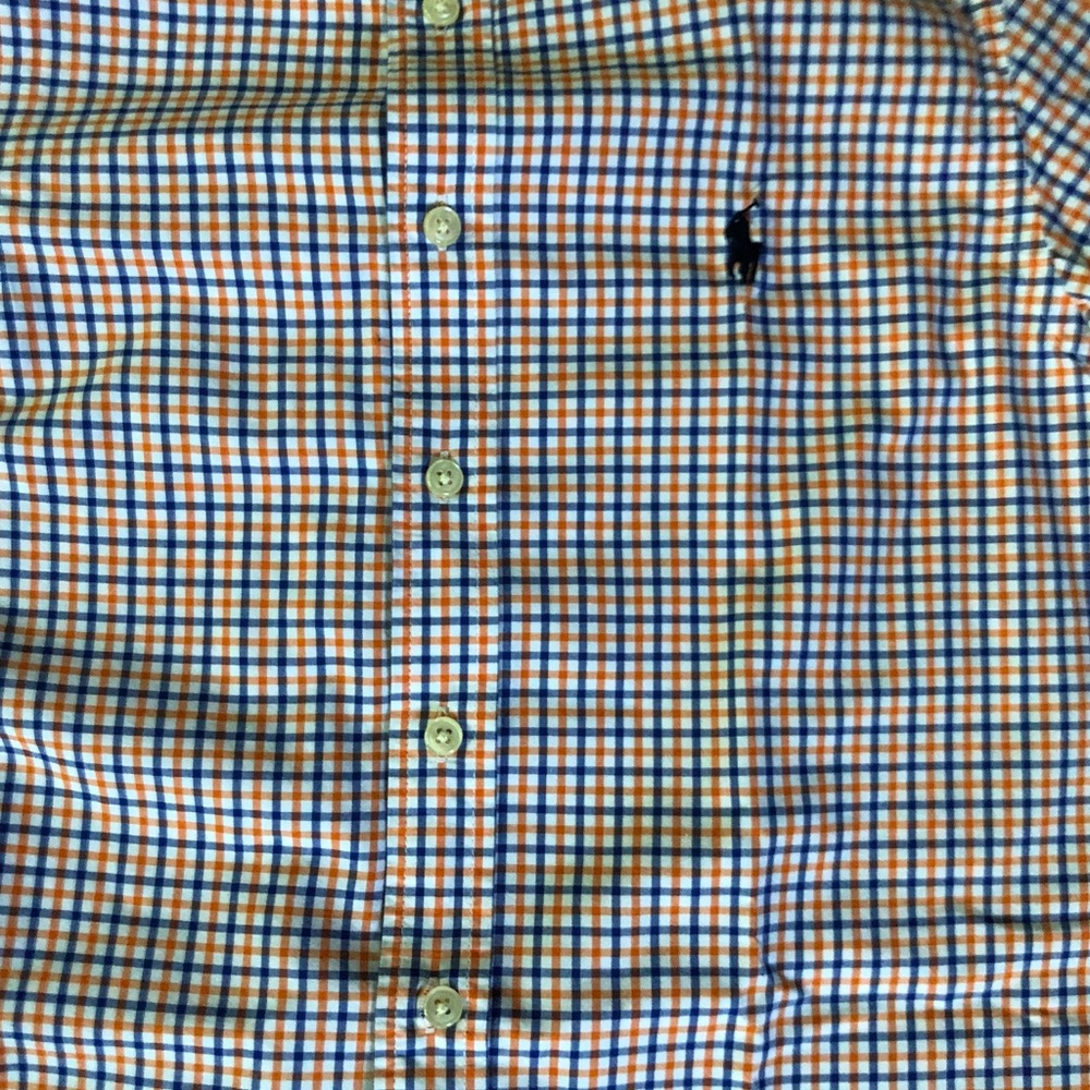 Ralph Lauren Boys Long Sleeve Poplin Plaid Shirt - Picture 2 of 8